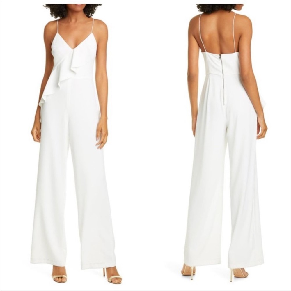 Alice and Olivia Keeva Ruffle Jumpsuit